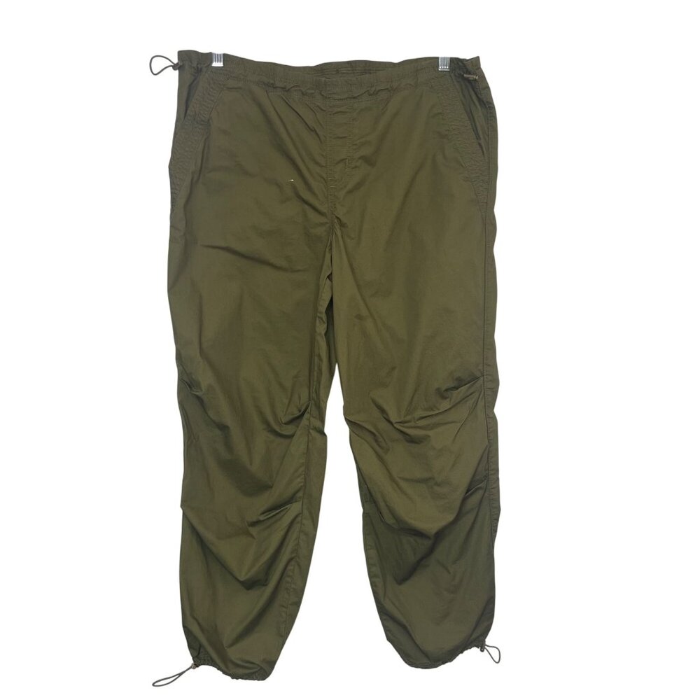 Arizona Jean Co Cargo Pants Casual Pull On Womens Large Olive Green